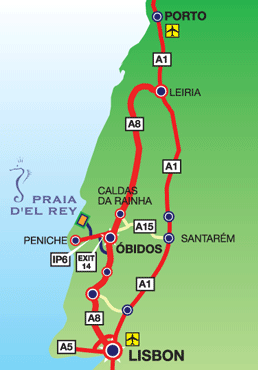 praia del rey map directions